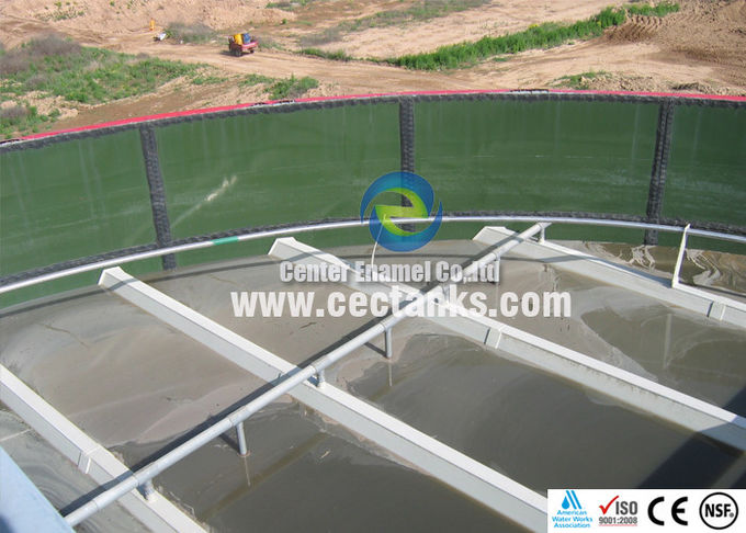 ガラスで覆われた鉄タンク / 地上の貯水タンク AWWA D103 / EN ISO28765 0