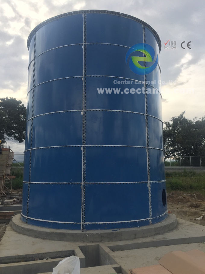 鉄鋼に溶融されたガラス 水浄化/海水処理のための工業用水タンク 0