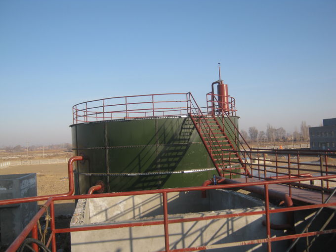 GLS バイオガス貯蔵タンク 二重膜屋根またはエナメル屋根を持つ無酸素消化処理 0